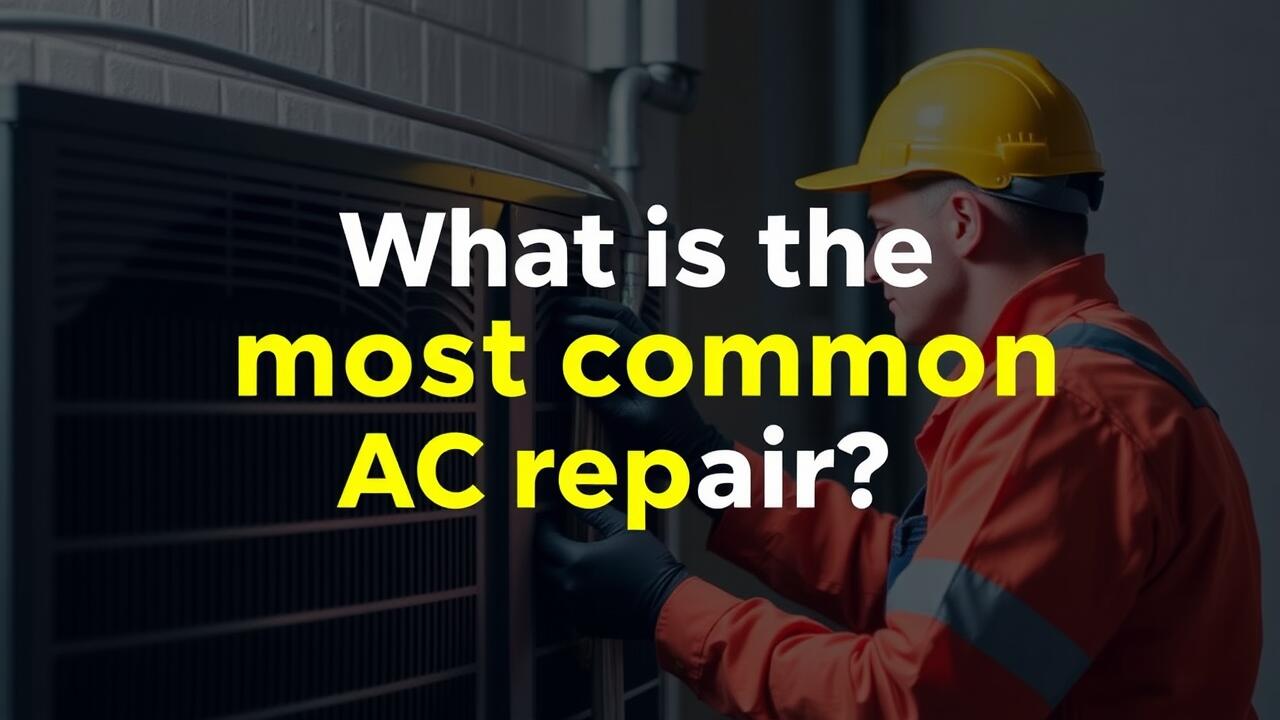 What is the most common AC repair?